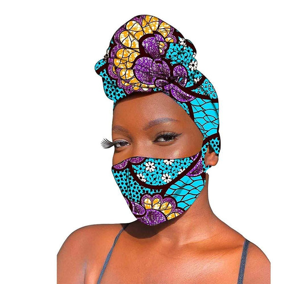 And Face Mask Print Wax – Dashiki Nova | Unique Sew To Order Fashion